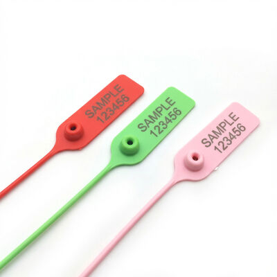 Beveiligde verpakking US-PS320R Verstelbare lengte trekkrap plastic afdichting met metalen invoegplaat